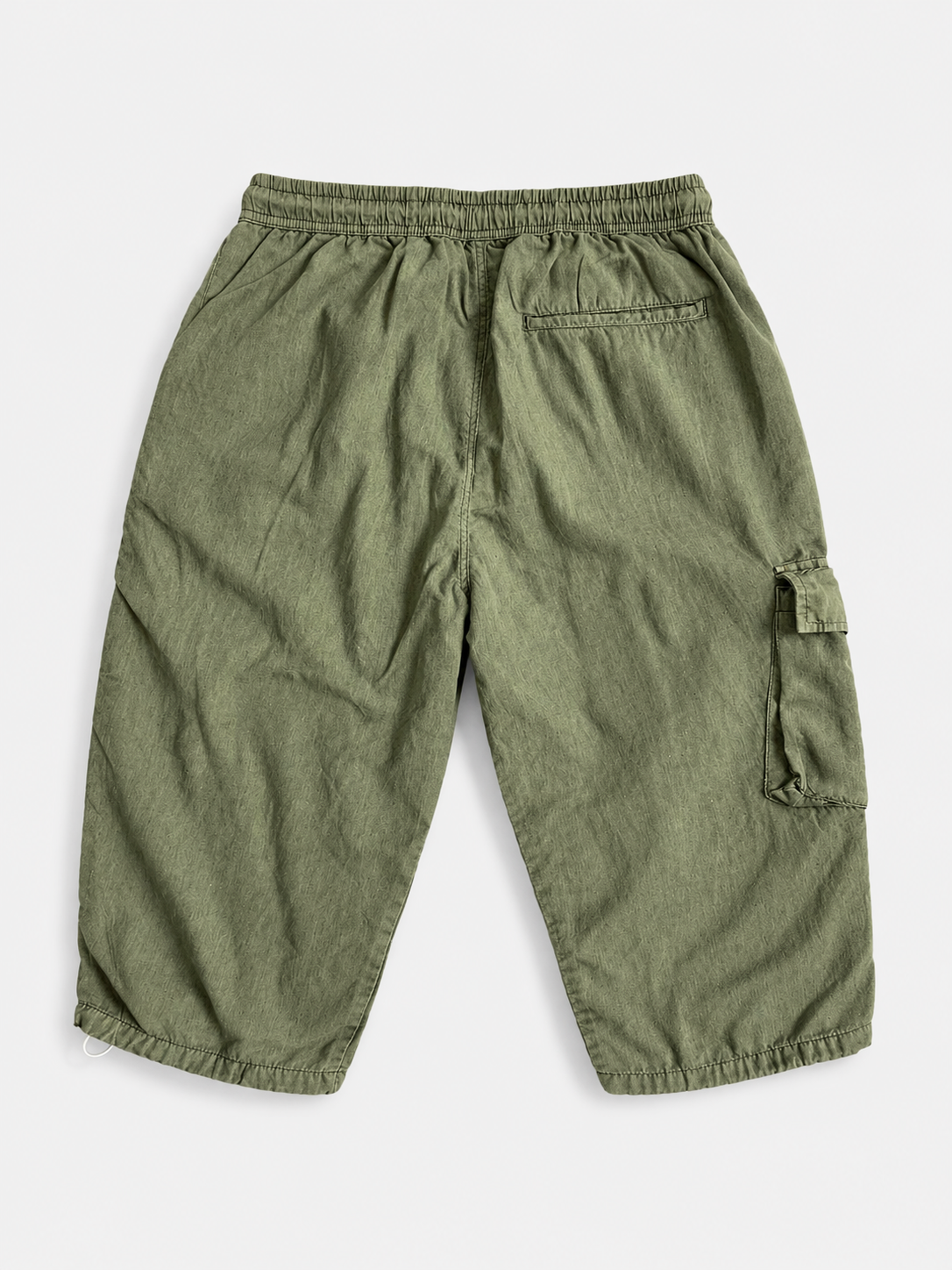 Men's Quarter Length Cargo Shorts with Side Cargo Pockets