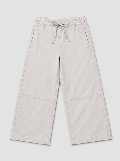 Light Grey Baggy Cotton Trousers – Unisex