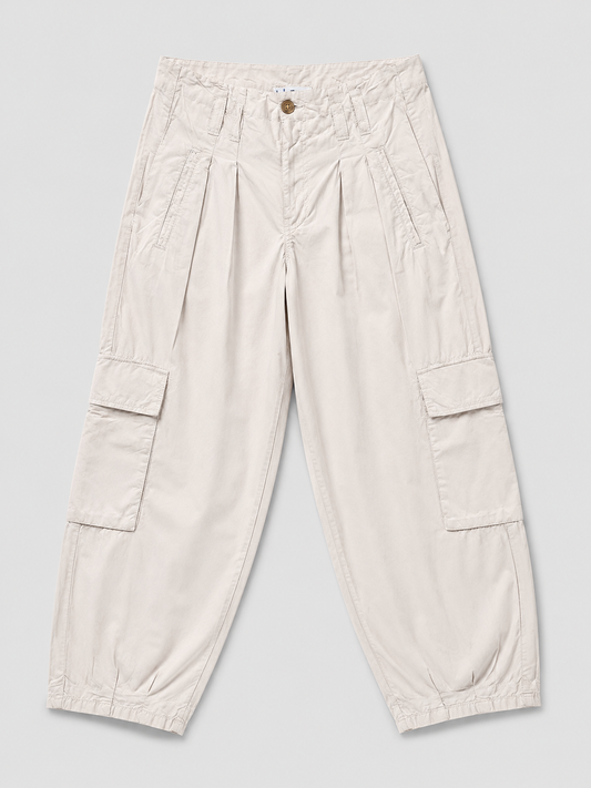 Women's Ballomn Shaped Pleated Cargo Trouser