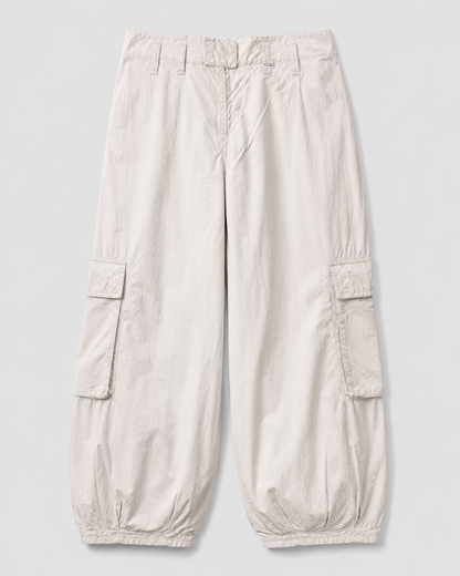 Women's Ballomn Shaped Pleated Cargo Trouser