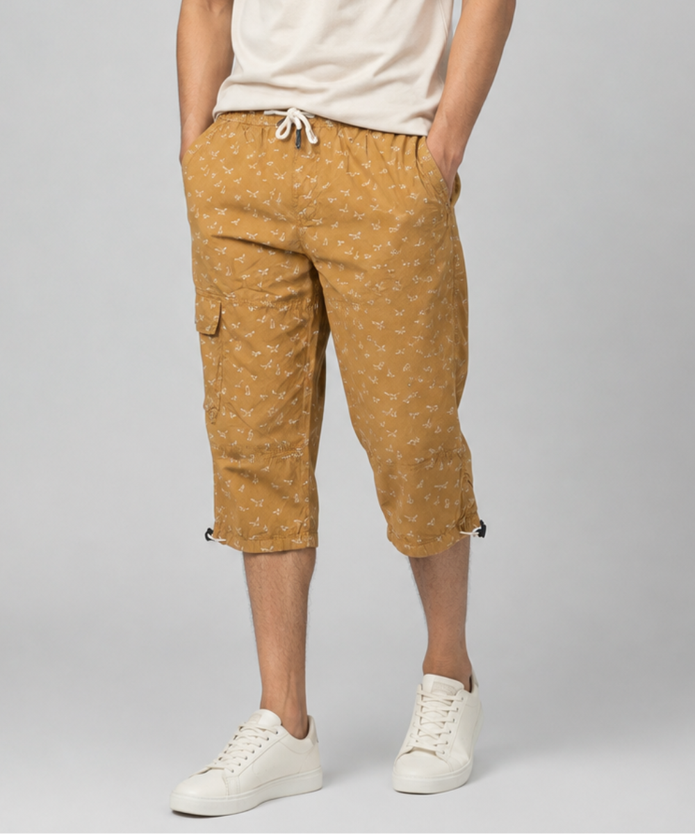 Men's Quarter Length Cargo Shorts – Casual Summer Wear