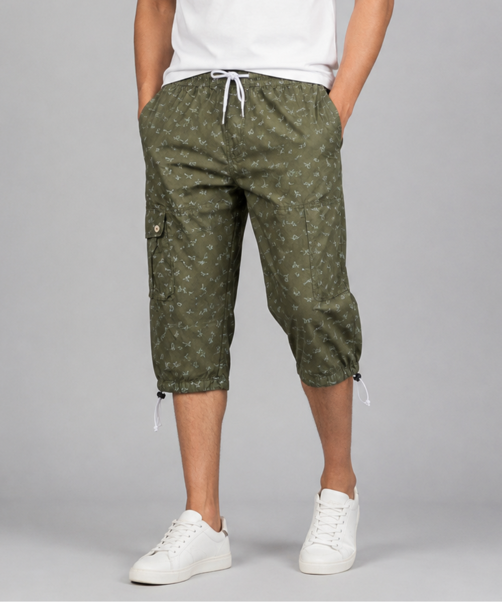 Men's Quarter Length Cargo Shorts – Casual Summer Wear