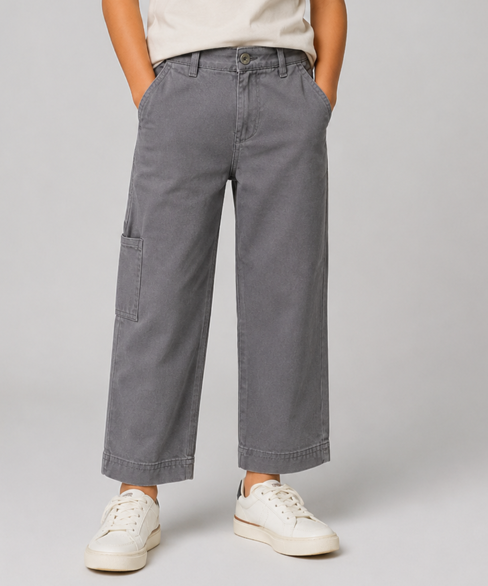 Kids' Wide-Leg Cargo Pants 