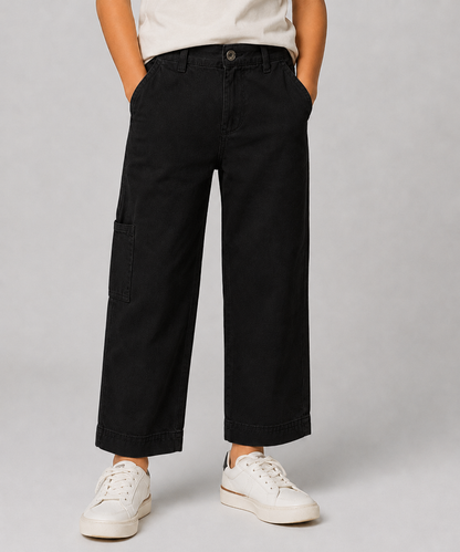 Kids' Wide-Leg Cargo Pants