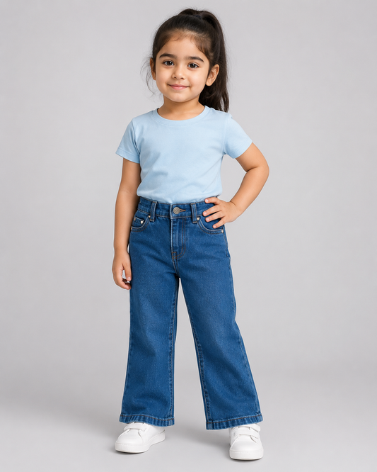 Girls Flare Denim Pant – Kids Jeans