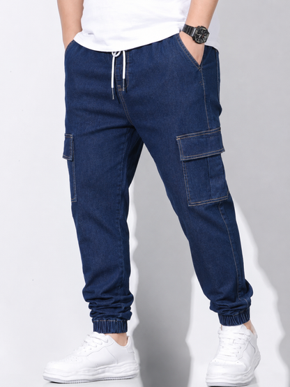 Men's Denim Cargo Jogger AM023