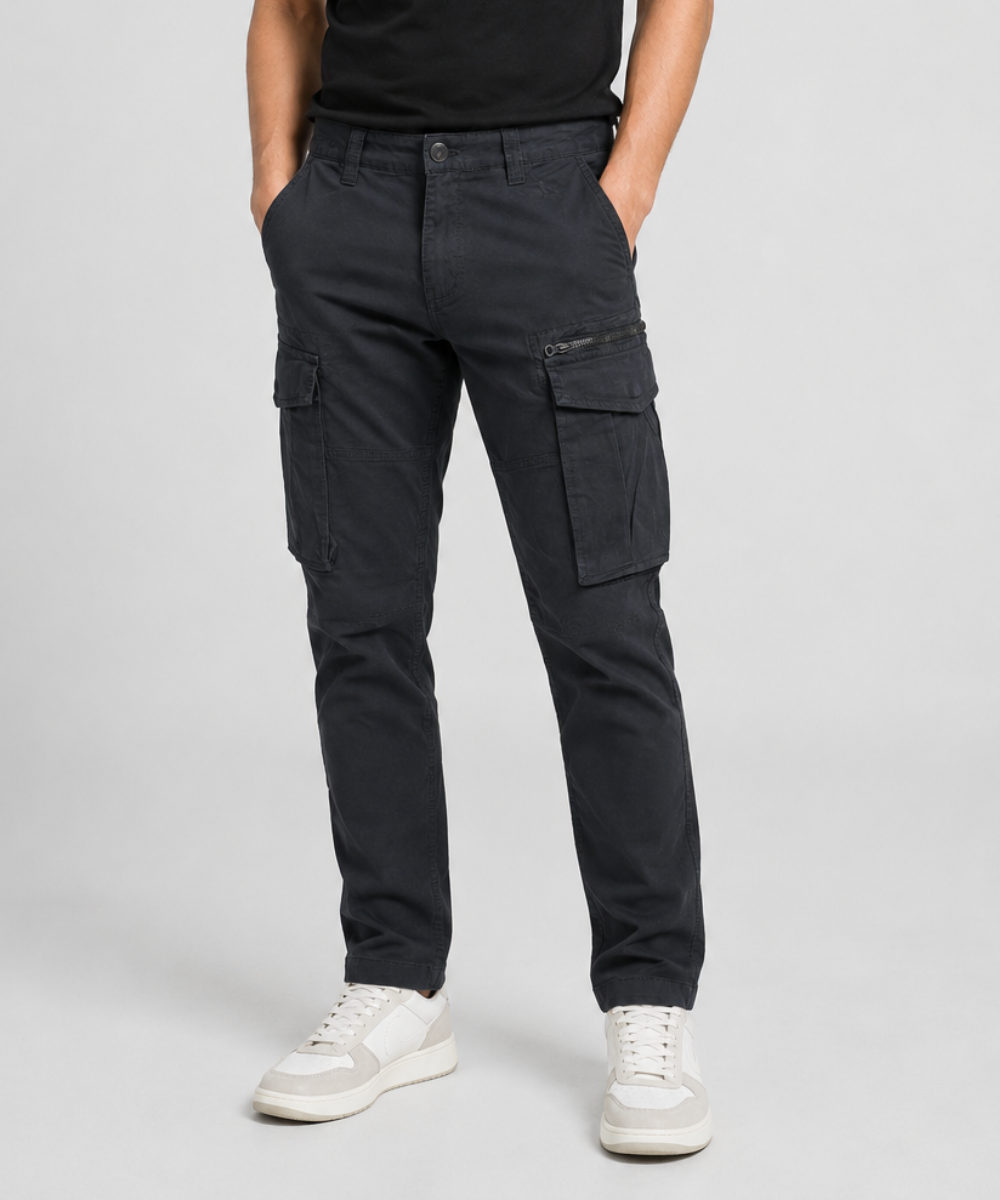Men's Cotton Cargo Pant-With Zipp Pocket