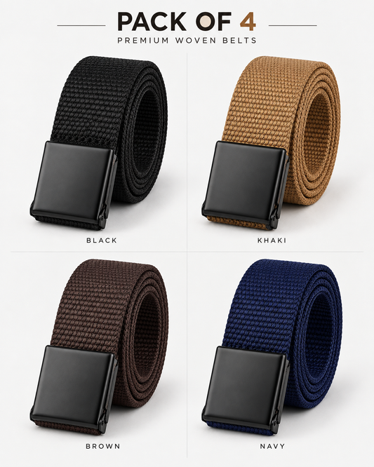 Belts for Men – D-Ring & Flip Buckle