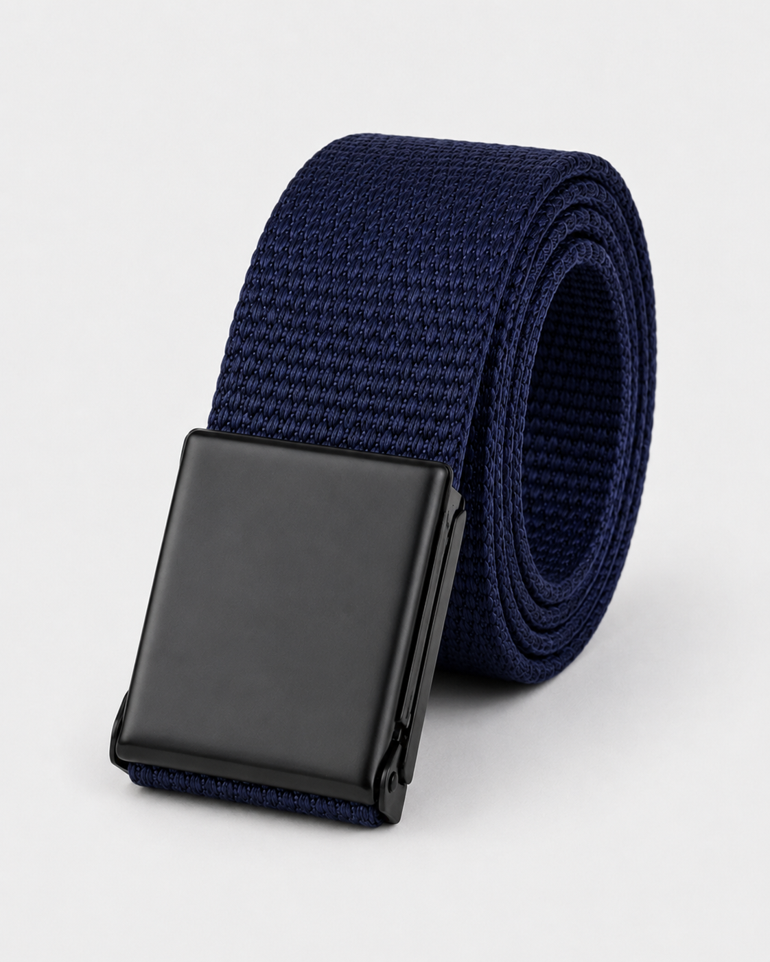 Canvas Web Belt – Men's Casual D-Ring & Flip Buckle Belt