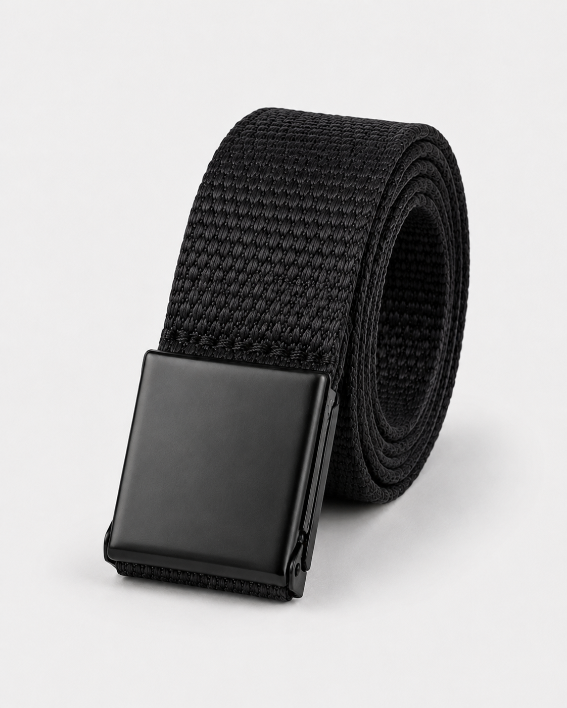 Canvas Web Belt – Men's Casual D-Ring & Flip Buckle Belt