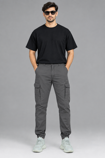 HashBack Stretchable Cargo Jogger Trouser-ww