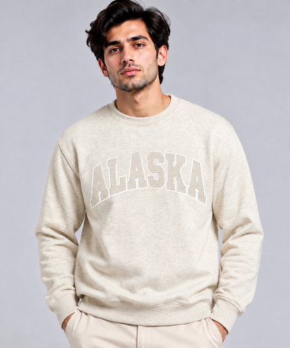 Embroidery Oversized Sweatshirt   Mix Article
