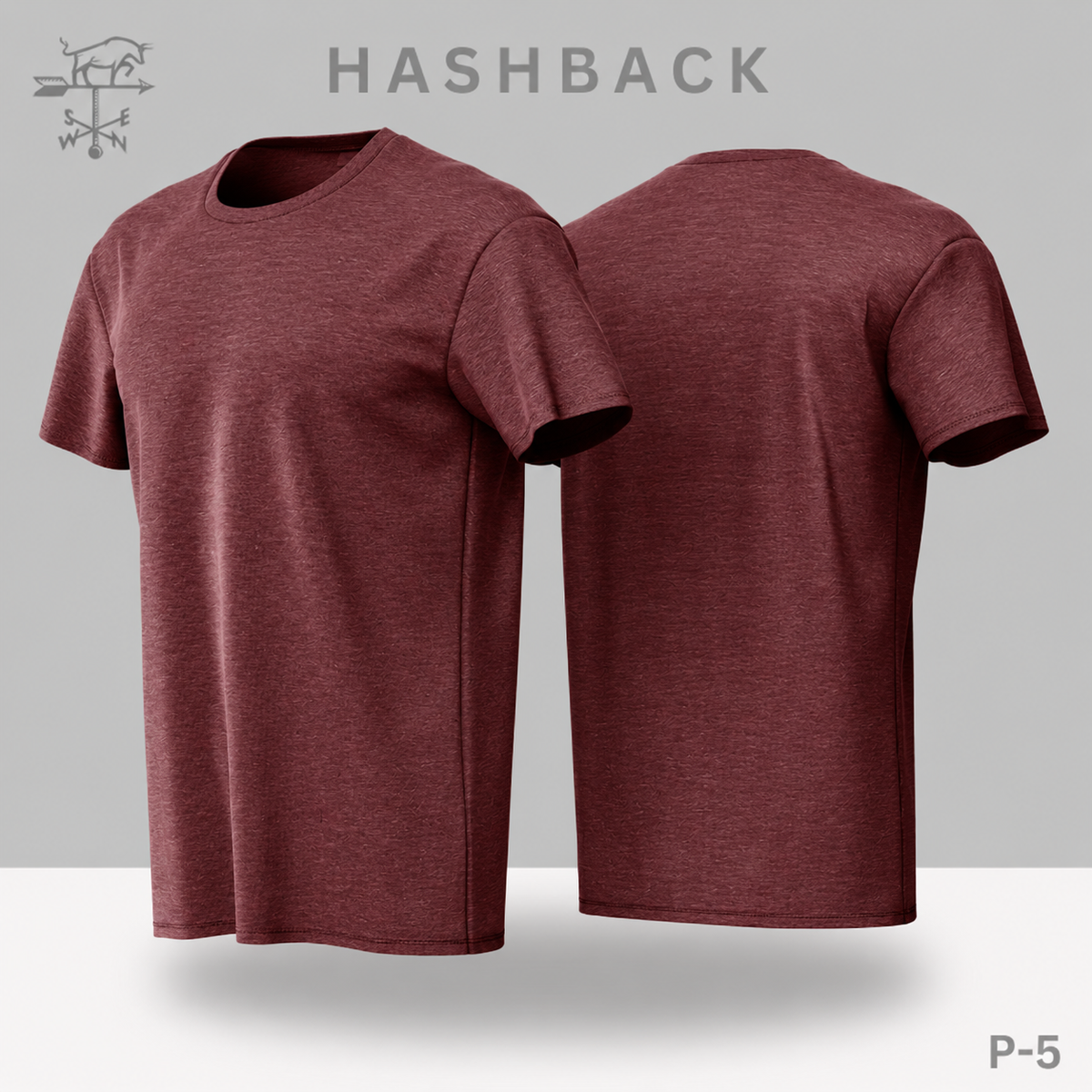 Hashback Round Neck T-Shirt P-5