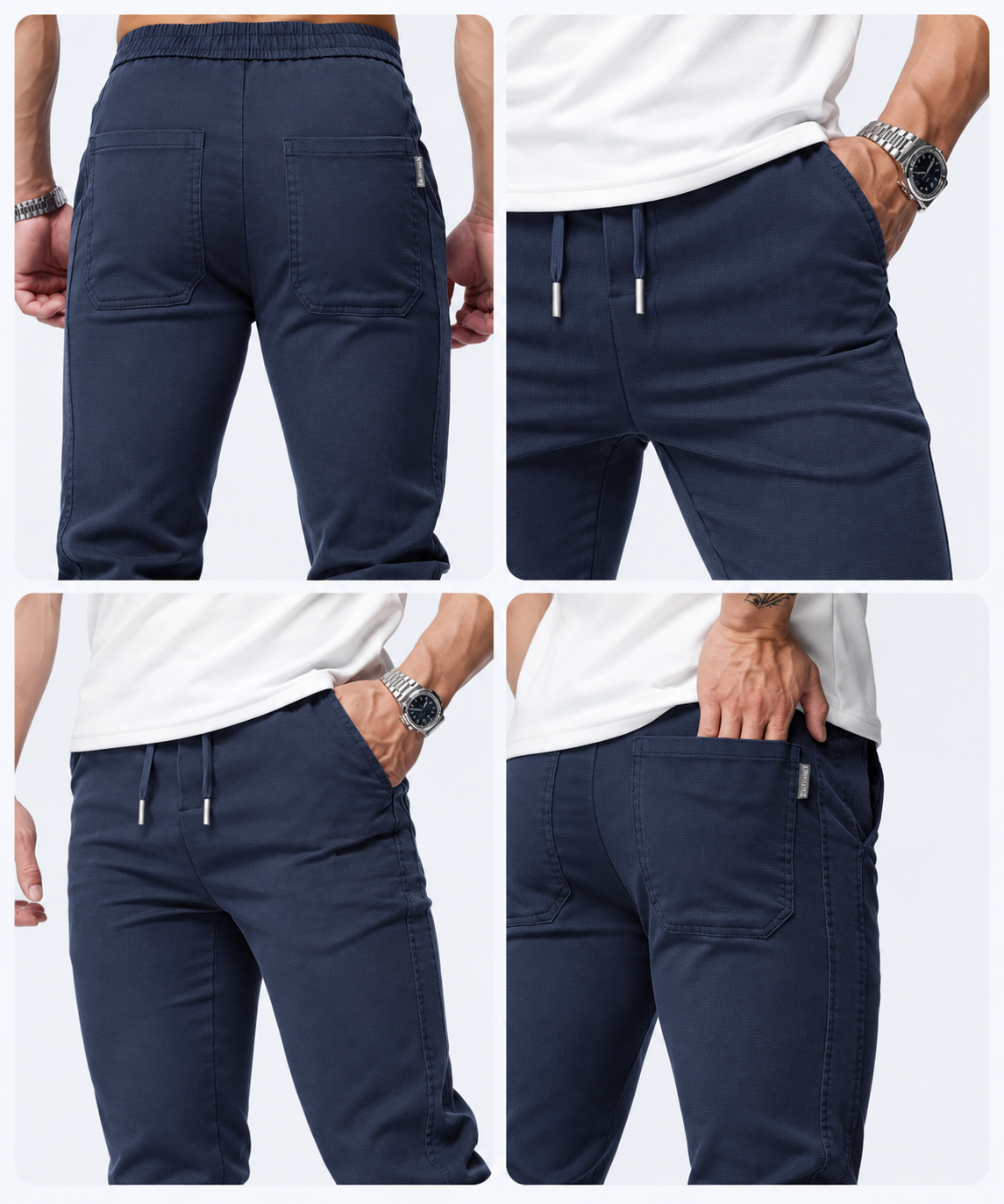 Chino Jogger AM010 – Men's Slim Fit Jogger Pants