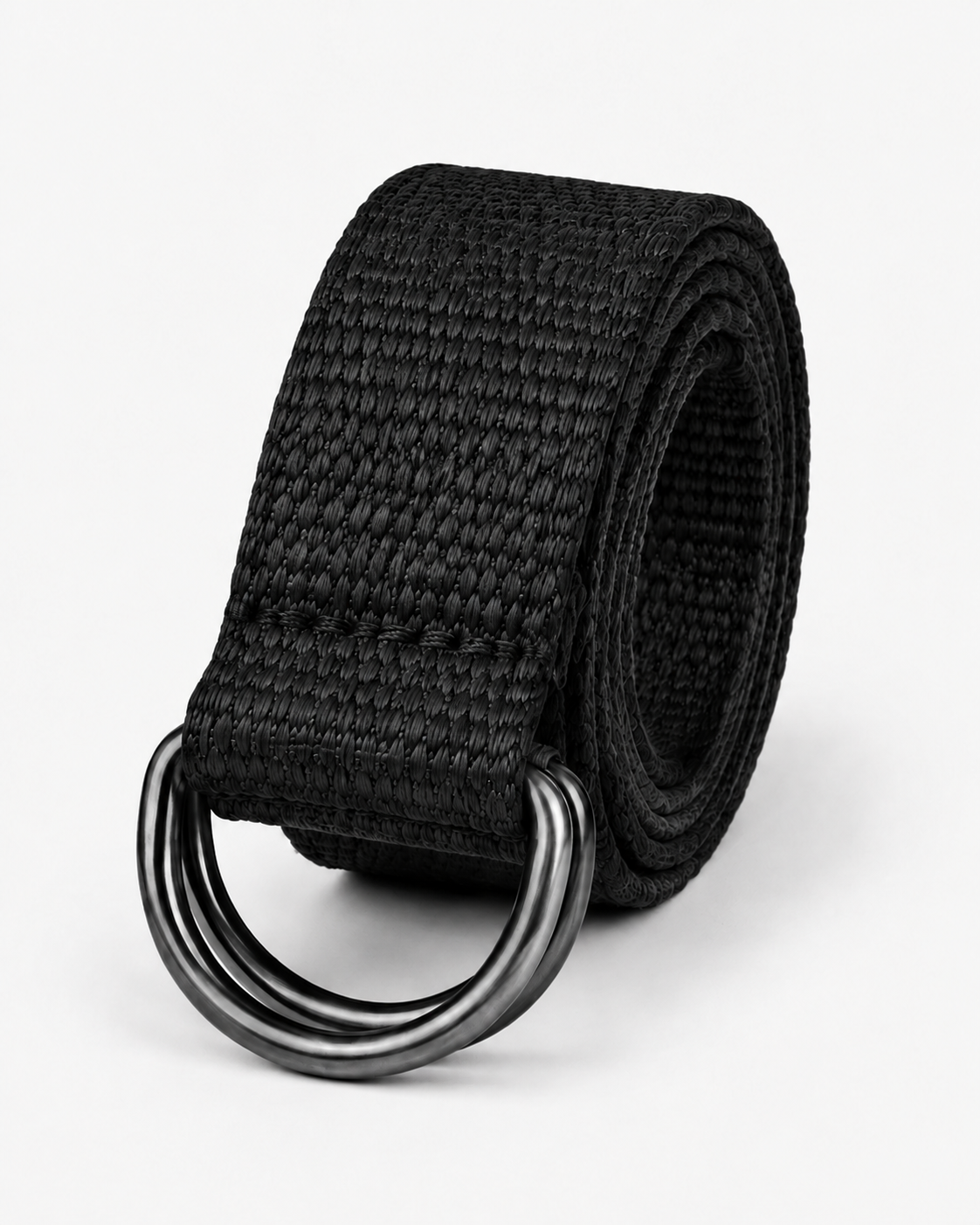 Canvas Web Belt – Men's Casual D-Ring & Flip Buckle Belt