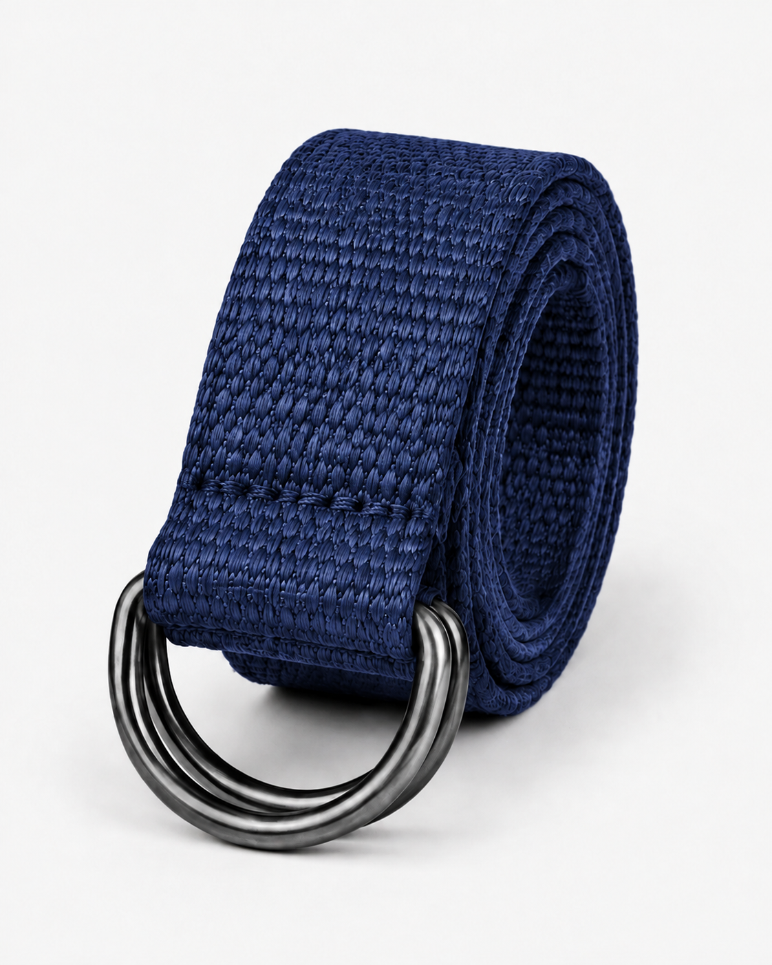 Canvas Web Belt – Men's Casual D-Ring & Flip Buckle Belt