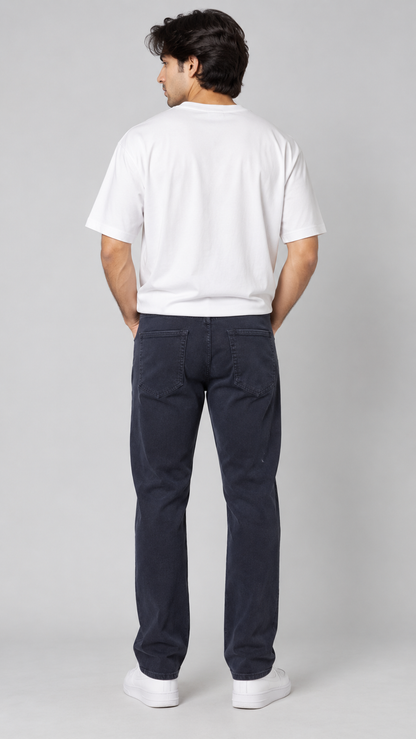 Straight Fit Denim Jeans – Men's Casual & Streetwear-16001