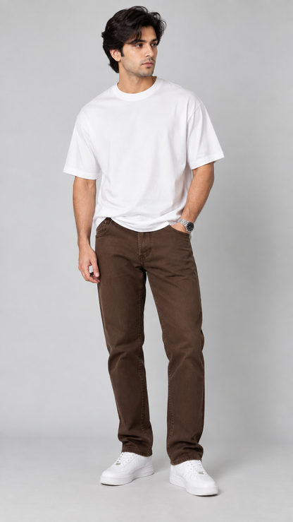 Straight Fit Denim Jeans – Men's Casual & Streetwear-16001
