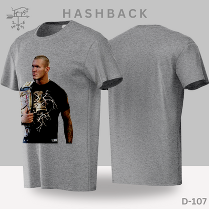 Printed Crew Neck T Shirt For Men D107