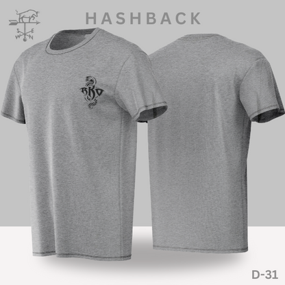 Printed Crew Neck T Shirt For Men D31