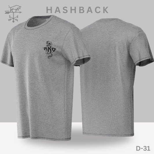 Printed Crew Neck T Shirt For Men D31