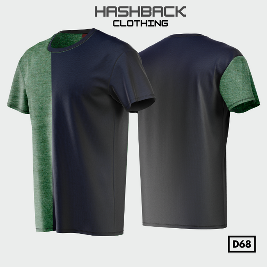 Printed Crew Neck T Shirt For Men D68