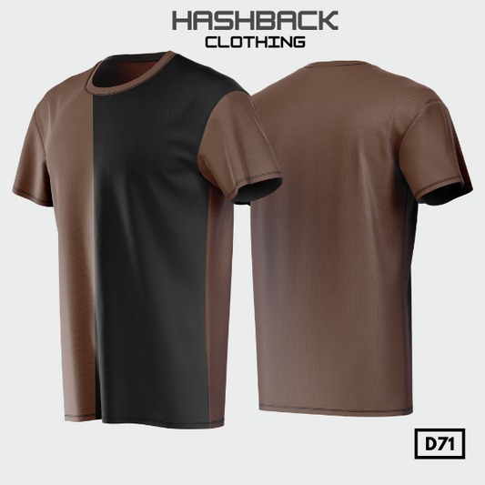 Printed Crew Neck T Shirt For Men D71-D92