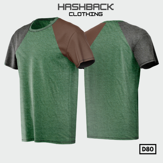 Printed Crew Neck T Shirt For Men D80