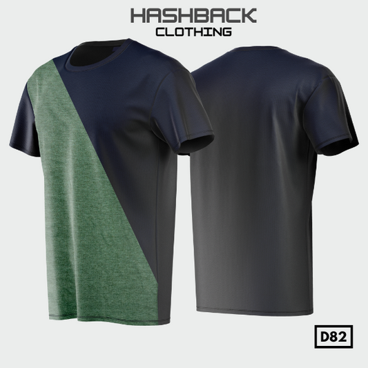 Printed Crew Neck T Shirt For Men D82