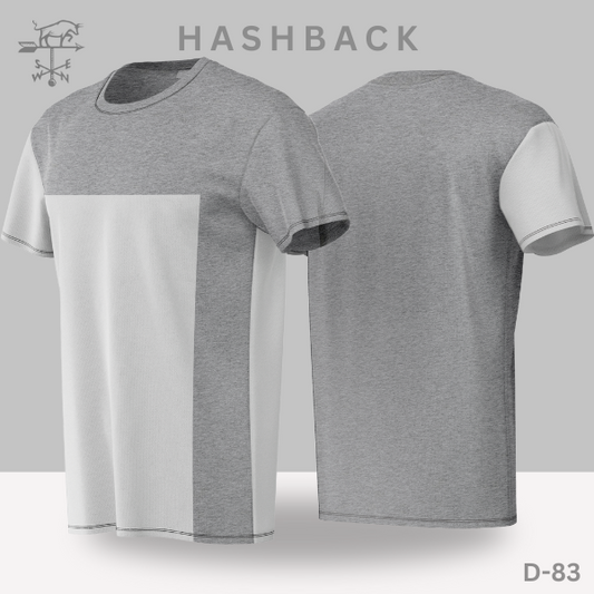 Printed Crew Neck T Shirt For Men D83