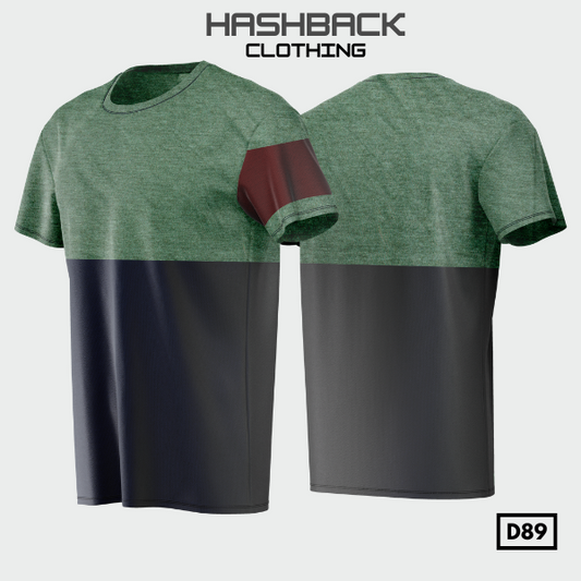 Printed Crew Neck T Shirt For Men D89
