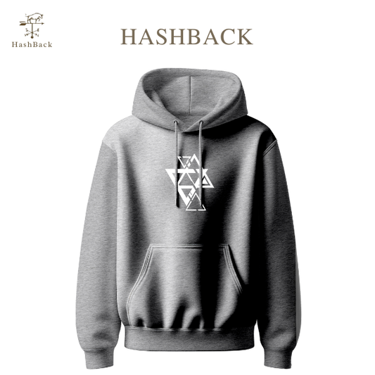 HashBack Printed Pullover-Dark Heather