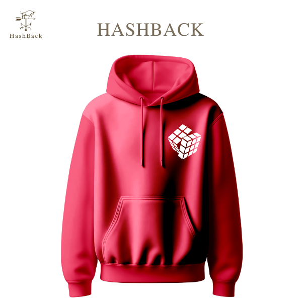 HashBack Printed Pullover-Dark Pink