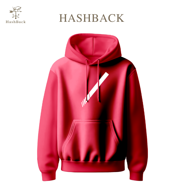 HashBack Printed Pullover-Dark Pink