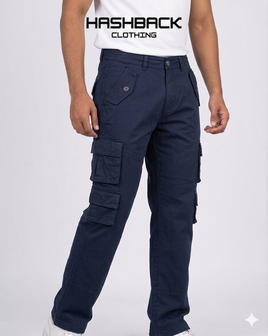 Men's 10-Pocket Cargo Pants - Black