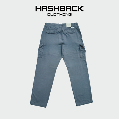 Men's Cotton Cargo Pants with Drawstring | Sizes 30–42