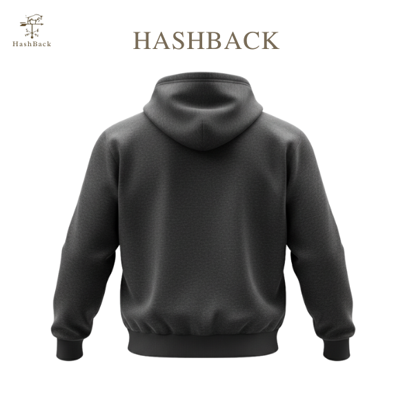 HashBack Plain Zipper Hoodie HD NAVY Big & Tall
