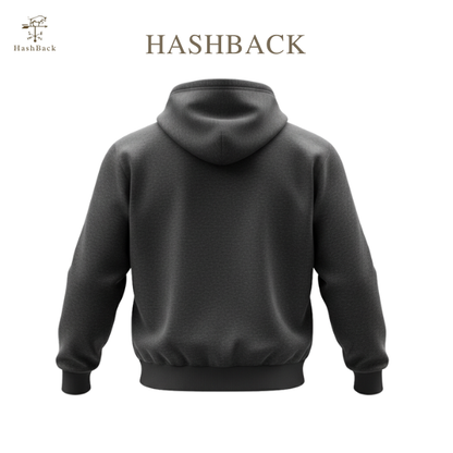 HashBack Plain Zipper Hoodie HD NAVY Big & Tall