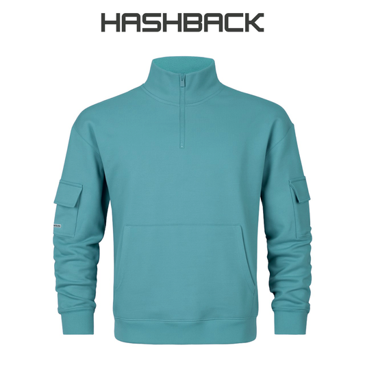 Oversized Quarter Zip Pullover