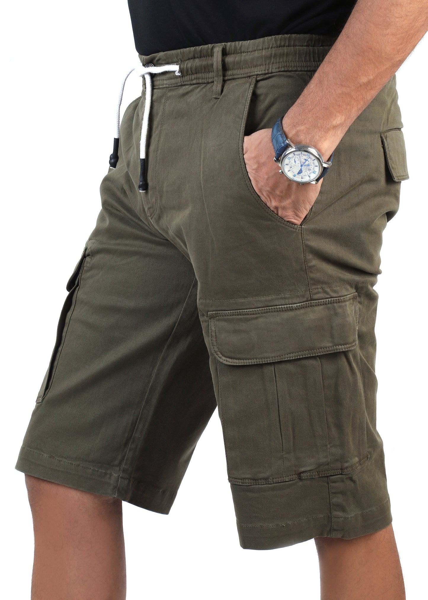 Cargo Shorts for Men's Performance Series Extreme Comfort -Olive