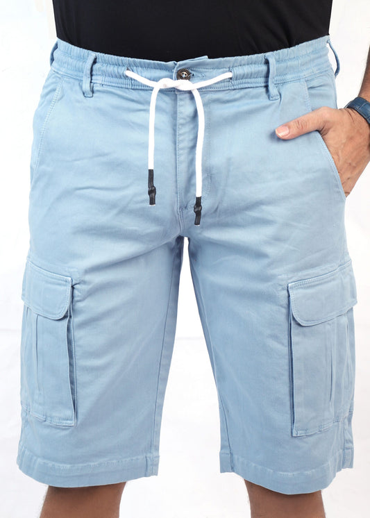 Cargo Shorts for Men's Performance Series Extreme Comfort -Skyblue