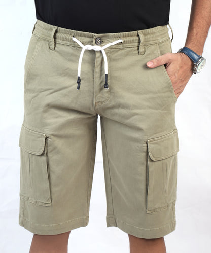 Men's Cargo Shorts - Light Olive