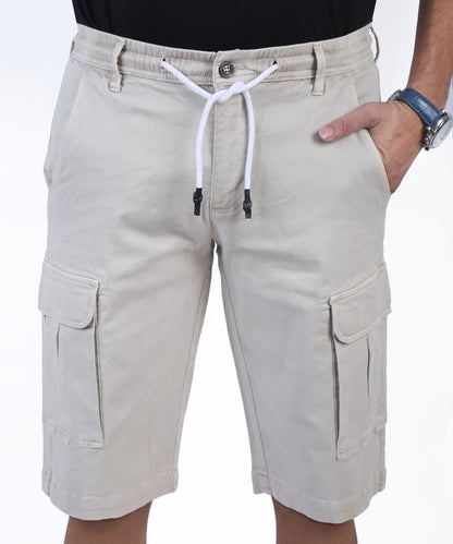Men's Cargo Shorts - Light Beige
