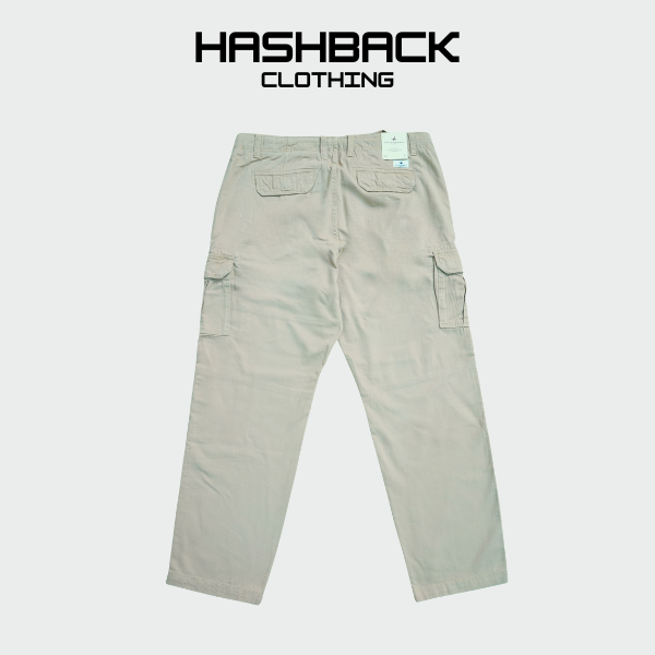 Men's Cotton Cargo Pants with Drawstring | Sizes 30–42