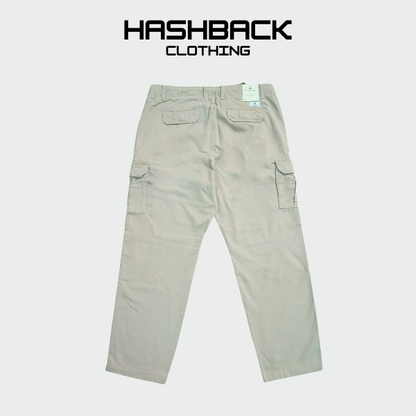 Men's Cotton Cargo Pants with Drawstring | Sizes 30–42