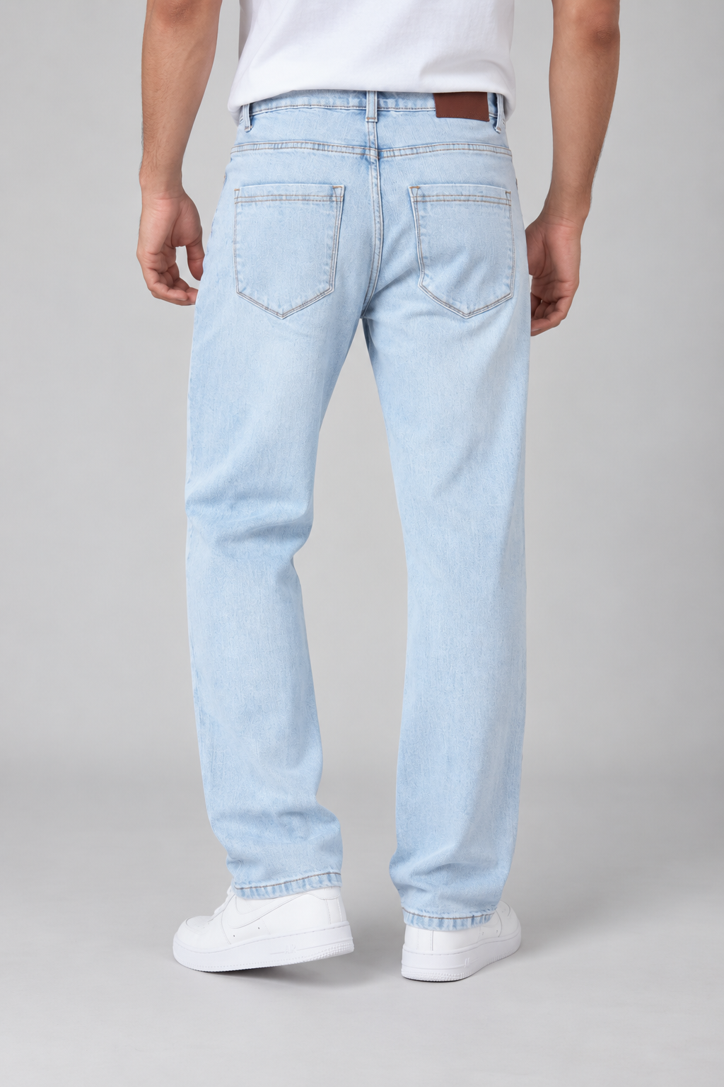 Men's Distressed Regular Size Denim Jeans