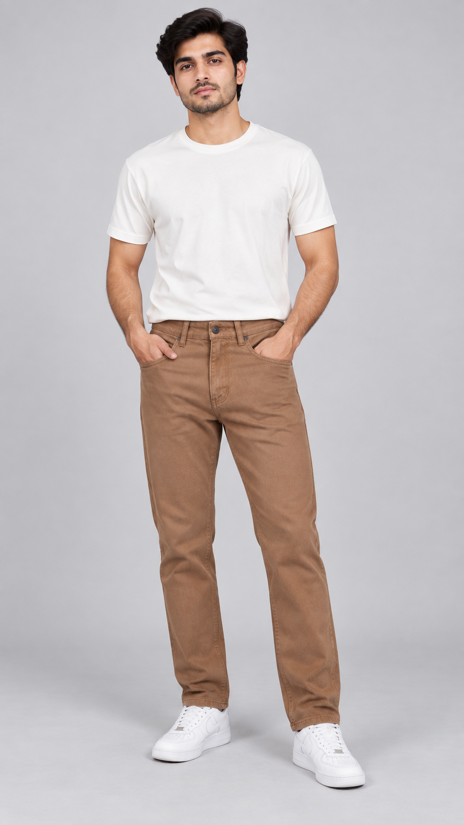 Straight Fit Denim Jeans – Men's Casual & Streetwear-16001