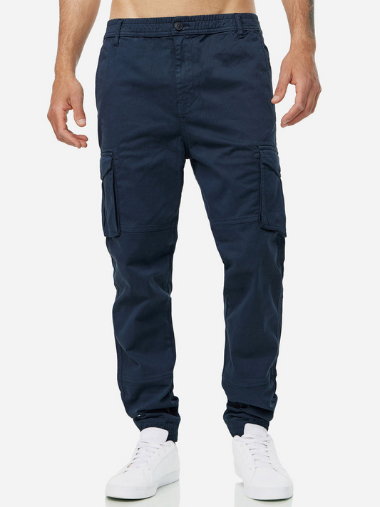 Modern Cargo Joggers - Cotton Stretch Pants - 17003