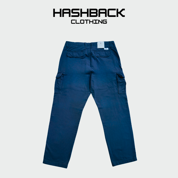 Men's Cotton Cargo Pants with Drawstring | Sizes 30–42
