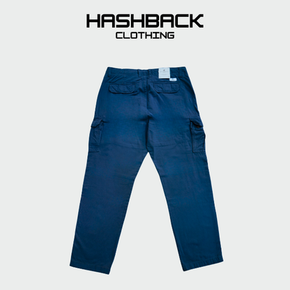 Men's Cotton Cargo Pants with Drawstring | Sizes 30–42